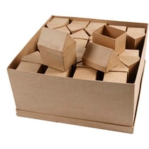 Boîtes maisons, H : 10,5 cm, dim. 6x8,5 cm, 40 pièces/ 1 Pq.