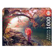 Puzzle Lever de soleil sur le fleuve Katsura, Japon - 1000 pcs -