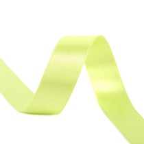 Bobine 40m ruban satin double face fabriqué en France vert nil