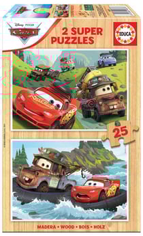 2 X 25 pieces puzzle Cars