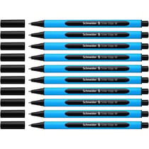 Lot de 10 Stylos à bille Slider Edge Pointe Moyenne noir