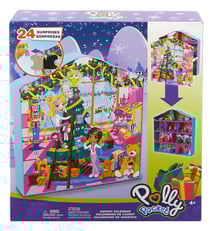 Calendrier de l'avent polly pocket noël 2024 - maison, poupées, accessoires - mattel - hwp33