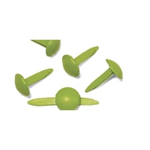 Attaches parisiennes Rond, 4+8 mm, boîte blister 75 pces, vert clair