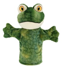 Peluche Marionnette Grenouille 27cm 100% recyclée