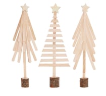 Kit de bricolage Baton de bois - Sapins