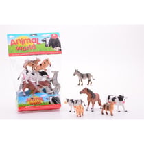 Animal World Lot de 6 animaux de la ferme