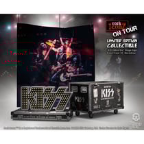 Kiss - Statuette Rock Ikonz On Tour caisse de tournée + décor de scène Alive! Tour