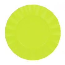 8 Petites Assiettes Compostable Vert Lime