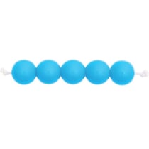 24 Perles rondes 10 mm - turquoise