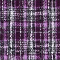 Tissu Jacquard épais Carreaux sur fond Violet