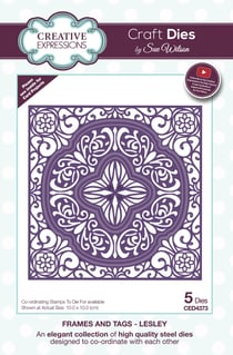 Matrices de découpe - Fond et cadre décoratifs - 5 dies - Creative Expressions