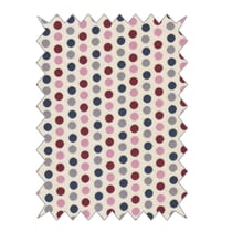 Coupons de tissu en coton à pois multicolore 100x70cm