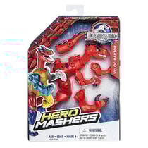 Figurine hero mashers jurassic world velociraptor - dinosaure - hasbro dino - b2160