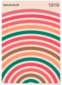 Affiche Bauhaus 8 | A3 : 29,7x42cm