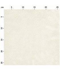 Tissu Rico Design doudou peluche de 155 cm de largeur 01 Creme vendu par 50 cm