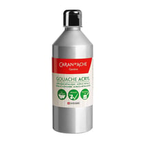Peinture gouache - Argent - Métallique - 500ml - Caran d'Ache - Gouache Eco