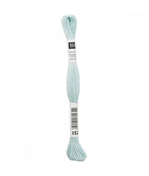 Fil à broder mouliné Uni - Rico Design 152 Bleu