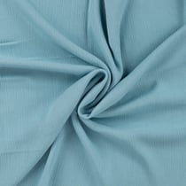 Tissu Crépon de Viscose uni Bleu ciel