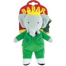 Babar Peluche Éléphant +/- 20 cm - Représentation parfaite du roi des éléphants.