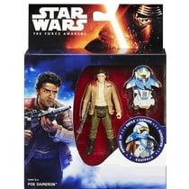 Figurine star wars poe dameron avec armure 9 cm - episode vii - hasbro - b3893
