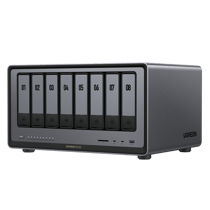 Serveur NAS UGREEN DXP8800 Plus - Gris anodisé - 36 x 25,8 x 20 cm