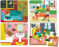 Puzzles de la maison - coffret bois