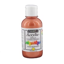 Peinture Acrylique en bouteille cuivre métallisé 200ml - Amt