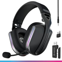 Casque Gaming sans Fil PS5/PS4/Switch/PC - Oniverse - 2,4 GHz, Bluetooth, batterie 33h Polaris Noir