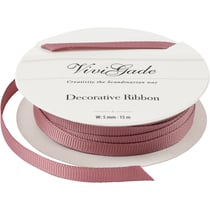 Ruban décoratif, L : 6 mm, rose, 15 m/ 1 rouleau