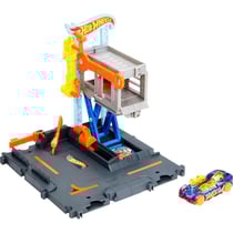 Hot Wheels Coffret Garage de Réparation City Downtown