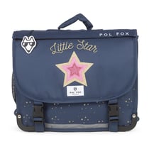 Cartable 41 cm Bagtrotter – Bleu marine – POL FOX STAR BLUE – 2 compartiments