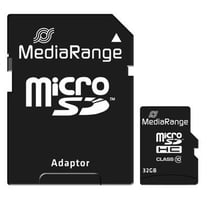 Carte mémoire Mediarange micro SDHC 32 Go classe 10