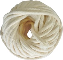 Bobine de fil à tisser en coton tressé 4mm 100g