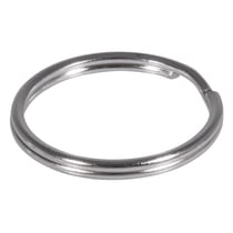 Porte - clé, 20mm ø, platine, 6 pces