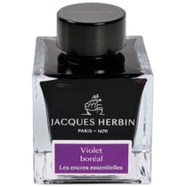 Encre pour calligraphie - Violet boréal - Les encres essentielles - Herbin - Flacon 50ml