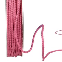 Bobine 30m cordelière polyester 2mm framboise