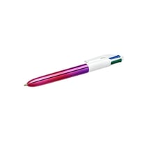 BIC 1 Stylo à bille rétractable 4 Colours Gradient ,couleur aleatoire
