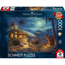 Puzzle 1000 pièces - Thomas Kinkade, Spirit, la Naissance de Jésus - Schmidt Spiele