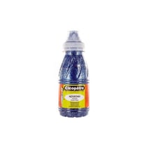 Flacon de peinture à l'eau pailletée Cléopâtre 250ml bleu outremer