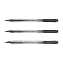 Stylo Bille Rétractable BPS-Matic Pointe Fine Noir Noir Pilot