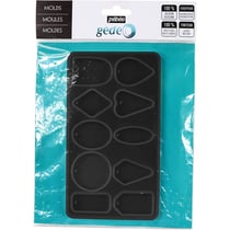 Moules en silicone - Planche géométrique - Pour résine - Bijoux - Pébéo
