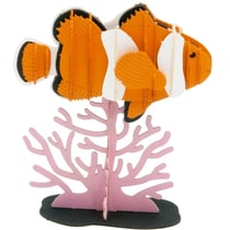 Maquette 3D en papier Poisson clown