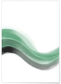 Affiche Wave Color | A3 : 29,7x42cm
