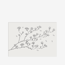 Carte Postale - Elizabeth Jaouen - Sakura - 14,8 x 10,5 cm - Made in France