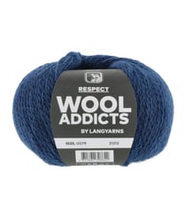Pelote de Laine et Alpaga RESPECT - Wool Addicts 0079 Bleu