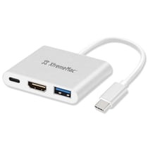 Hub USB-C 3 ports - USB-C PD USB-A 3.0 HDMI 4K - Structure en aluminium durable et solide