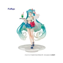 Hatsune Miku - Statuette Hatsune Miku SweetSweets Series Melon Soda Float 18 cm