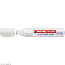 Marqueur craie Edding 4090 Blanc 4-15 mm