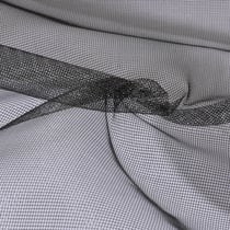Tissu Moustiquaire rigide Noir