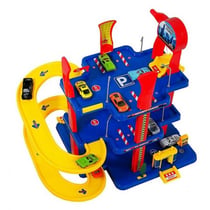 Grand parking garage 3 niveaux - voitures miniatures enfant